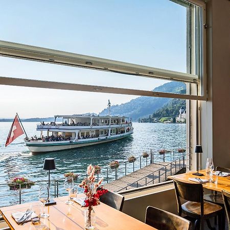Hotel Terrasse Am See Vitznau Dış mekan fotoğraf