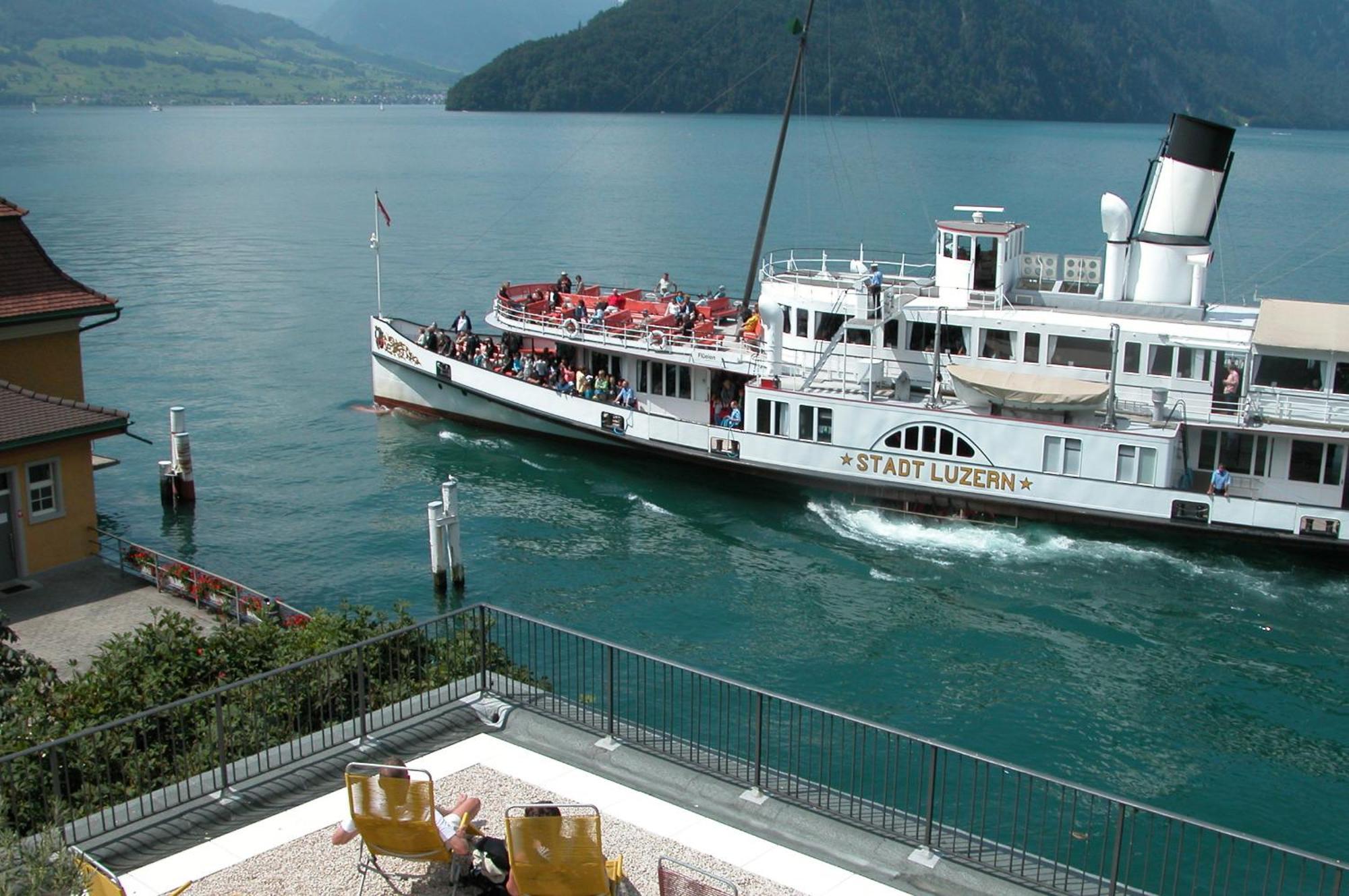 Hotel Terrasse Am See Vitznau Dış mekan fotoğraf